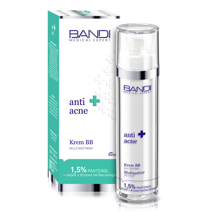 Bandi Medical Expert Anti Acne, multiaktywny krem BB, 50 ml