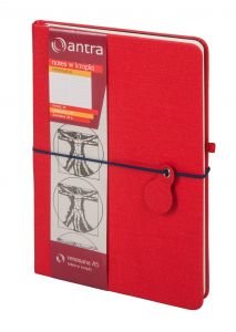 ANTRA Notes A5 Kropki Renesans Czerwony ANTRA