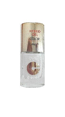 Delia Cosmetics Cosmetics, Coral Hybrid Gel, lakier do paznokci nr 25 biały, 11 ml