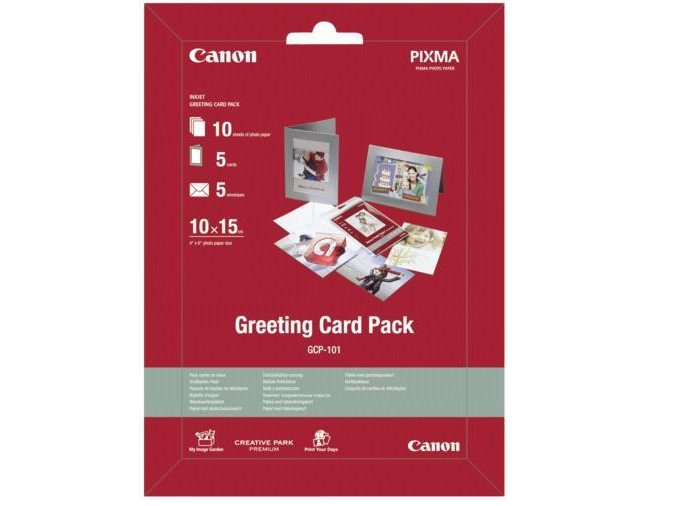 Canon GCP-101 Greeting Card Pack 10x15 cm 170 g, 10 Sheets 0775B077