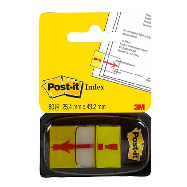 Zakładki indeksujące POST-IT 25x43 680-33 wykrzyknik 50szt /3M-70071392818/