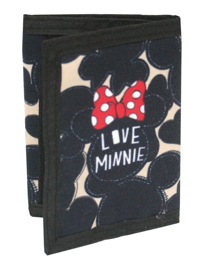 Eurocom Portfel czarny dla nastolatków Minnie Love