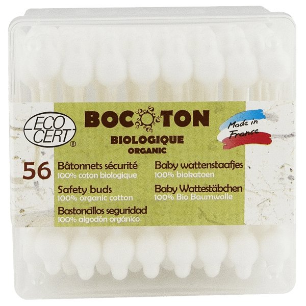 Bocoton Eko-patyczki kosmetyczne dla dzieci 56szt