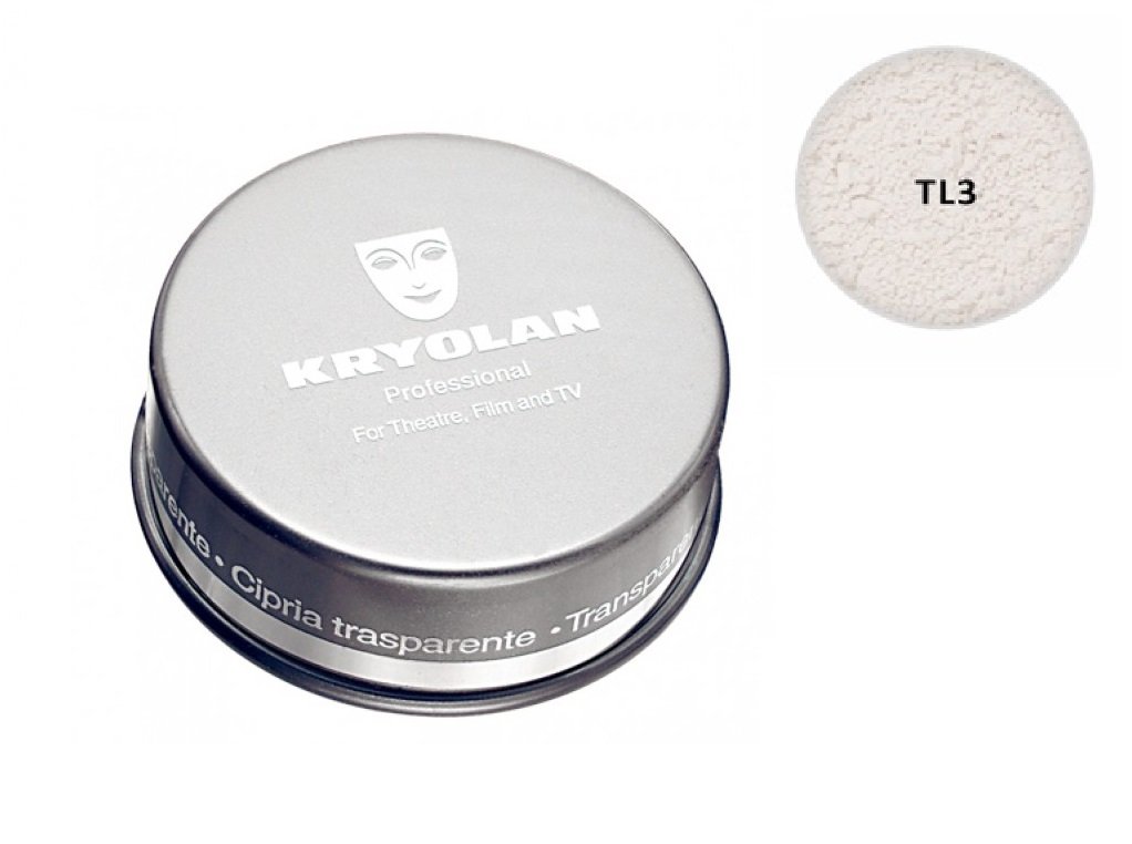 KRYOLAN Translucent Powder, transparentny puder do twarzy 03, 20 g