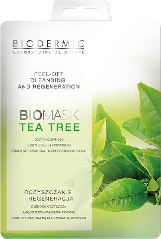 BioDermic Bio Mask Maseczka na twarz Peel-Off Tea Tree 12g 195409