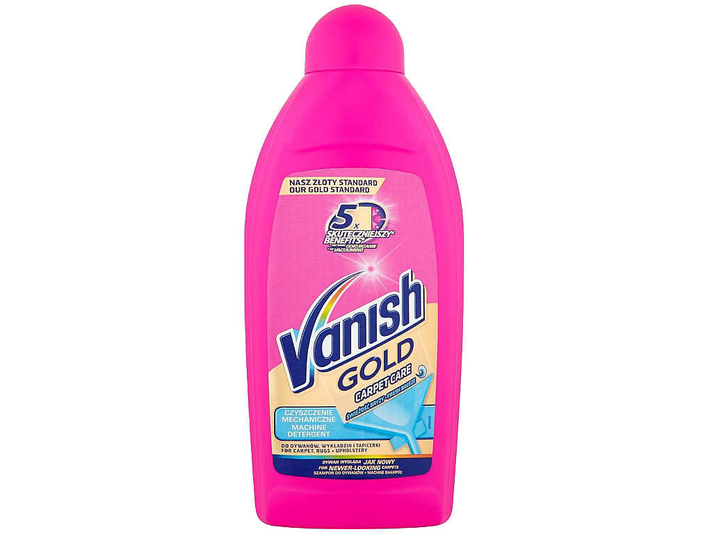 Benckiser Pranie mechaniczne szampon do dużych powierzchni dywanów Vanish Clean & Fresh 500 ml