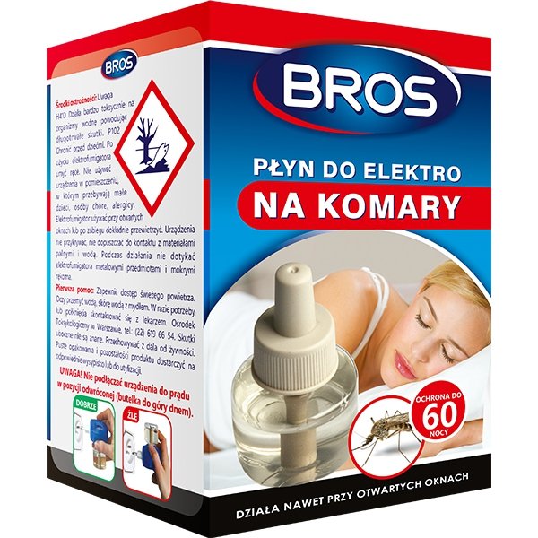 Bros Płyn ElektrofumigatKomary 60 Nocy