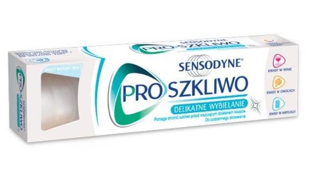 GLAXOSMITHKLINE Pasta do zębów z fluorkiem Sensodyne ProSzkliwo Delikatne Wybielanie 75 ml