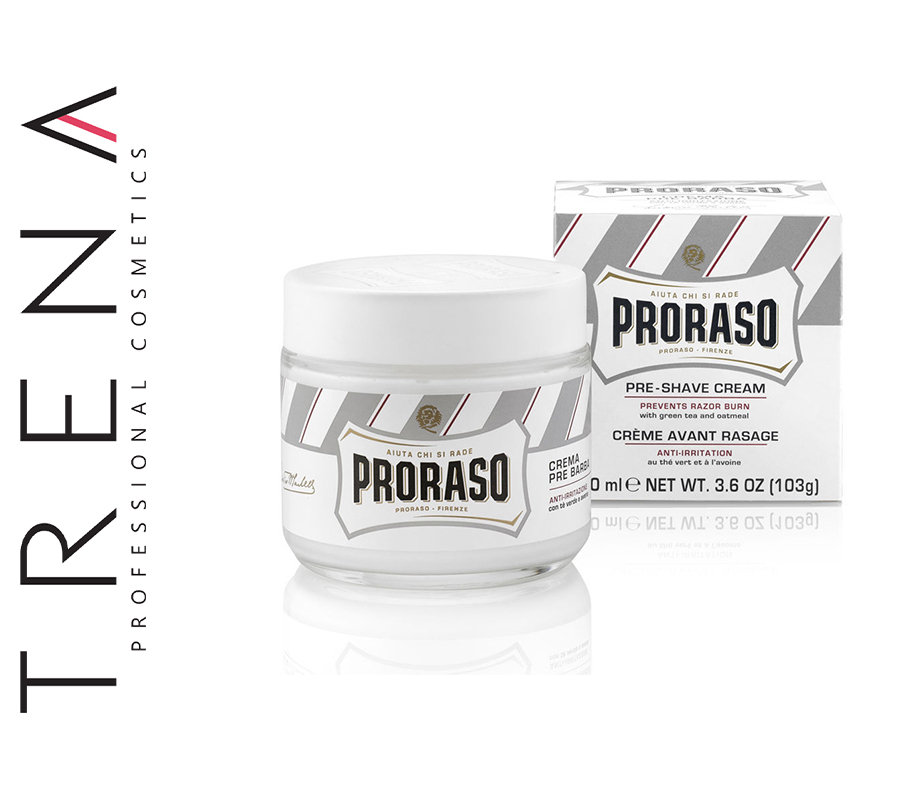 PRORASO Krem przed goleniem do skóry wrażliwej - White Pre Shaving Cream Krem przed goleniem do skóry wrażliwej - White Pre Shaving Cream