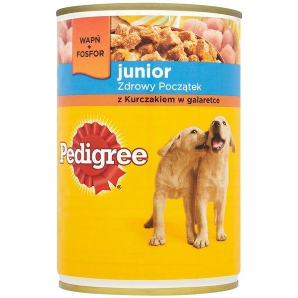 Pedigree Junior Kurczak Puszka 400G