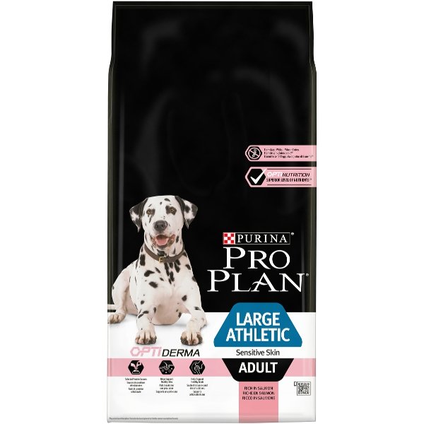 Purina Pro Plan Large Athletic Adult Sensitive Skin Optiderma 16,5 kg