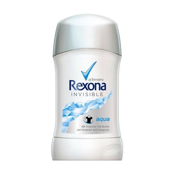 Rexona Unilever Dezodorant Women Invisible Aqua Antyperspirant w sztyfcie 40 ml