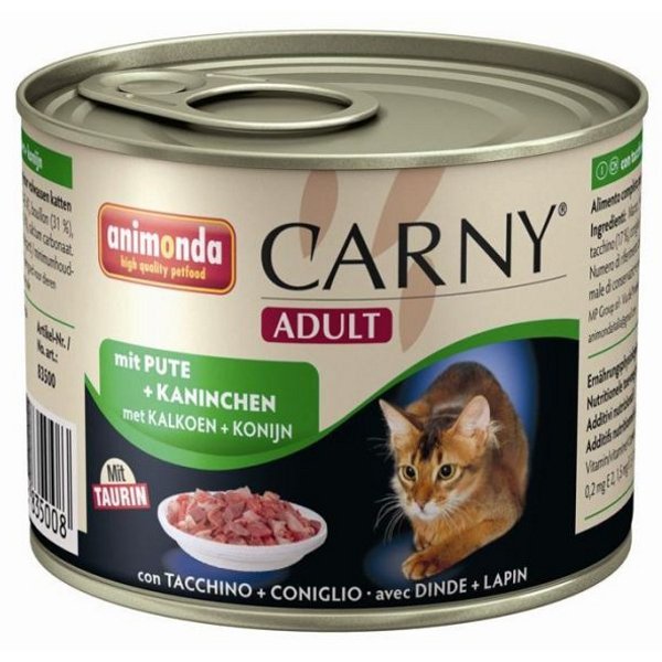 Animonda Carny Adult smak wołowina indyk i królik 200g