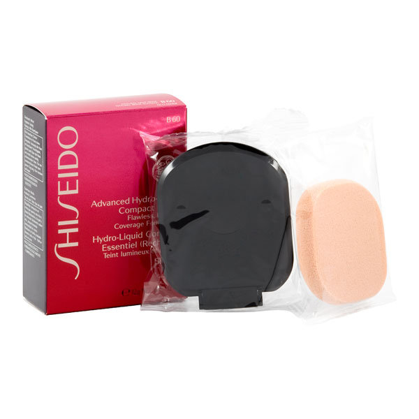Shiseido Base Advanced Hydro-Liquid nawilżający podkład napełnienie SPF 10 odcień B60 Natural Deep Beige 12 g
