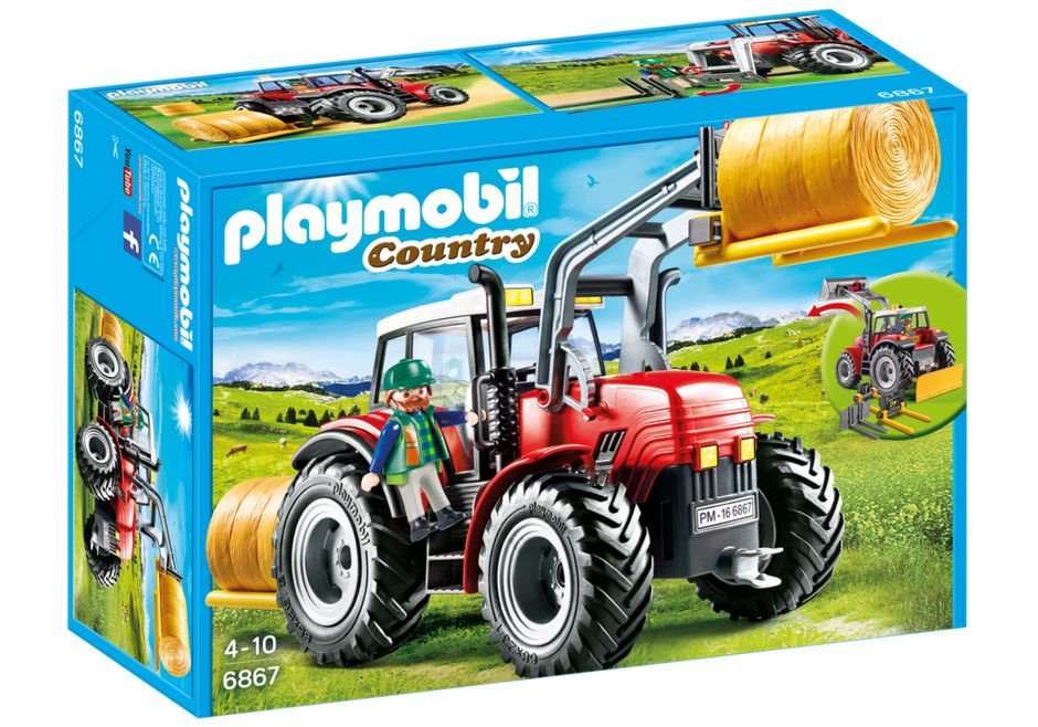 Playmobil Duży traktor z wyposażeniem 6867