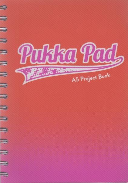Pukka Pad Project Book Fusion A5 200 w kratkę pomarańczowy 8414
