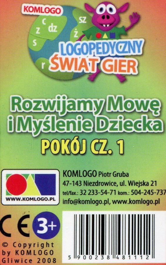 Komlogo Rozwijamy mowę i myślenie dziecka - Pokój cz. 1