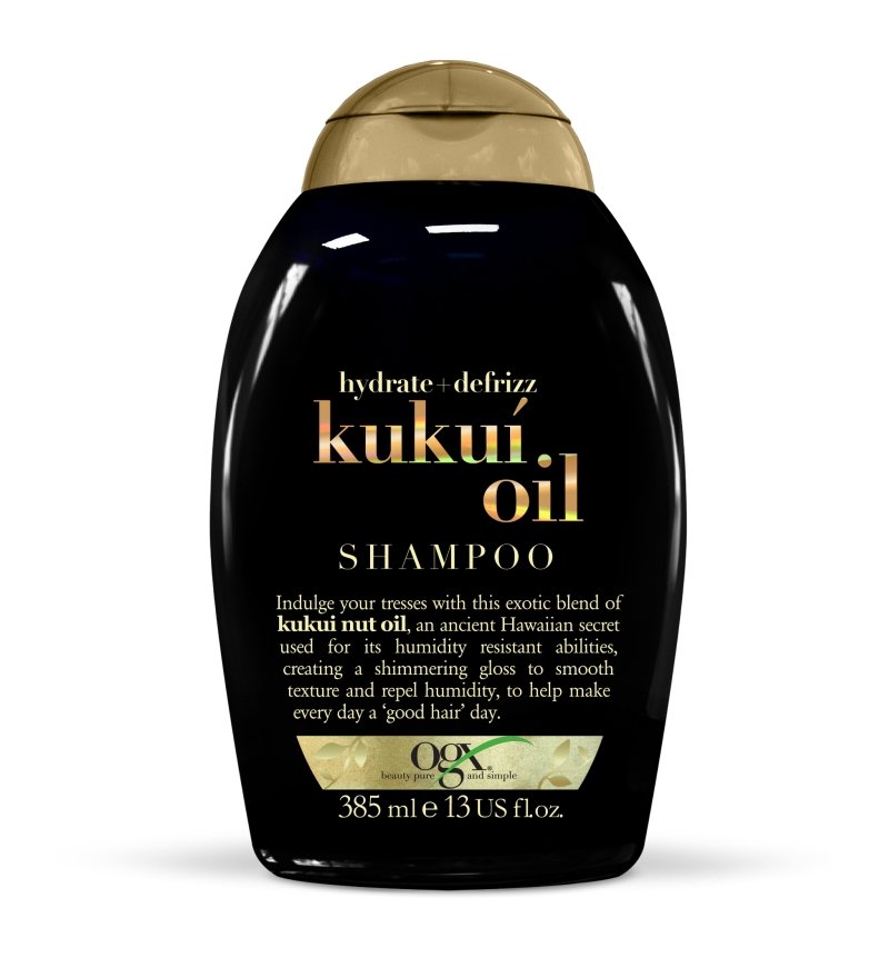 Organix Cosmetix Kukui Oil, szampon nawilżający z olejkiem z orzechów kukui, 385 ml