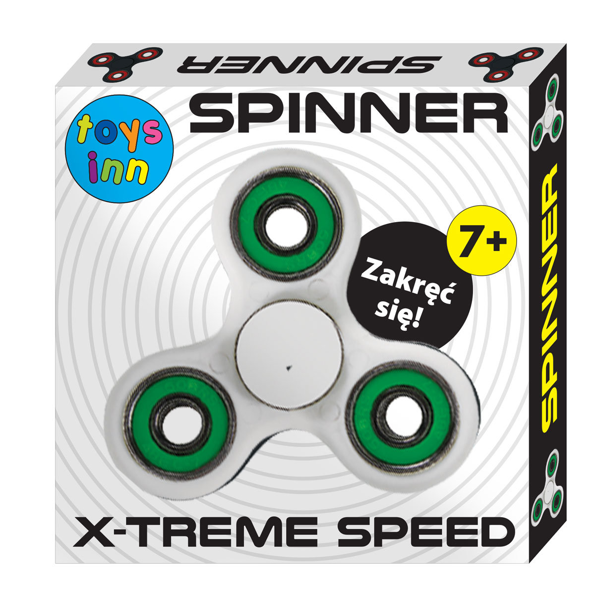 Stnux, Fidget Spinner x-treme speed, biały