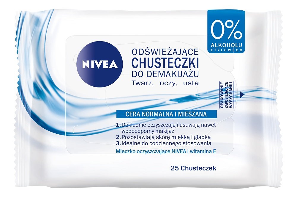 Nivea Odświeżające chusteczki oczyszczające - Aqua Effect Odświeżające chusteczki oczyszczające - Aqua Effect