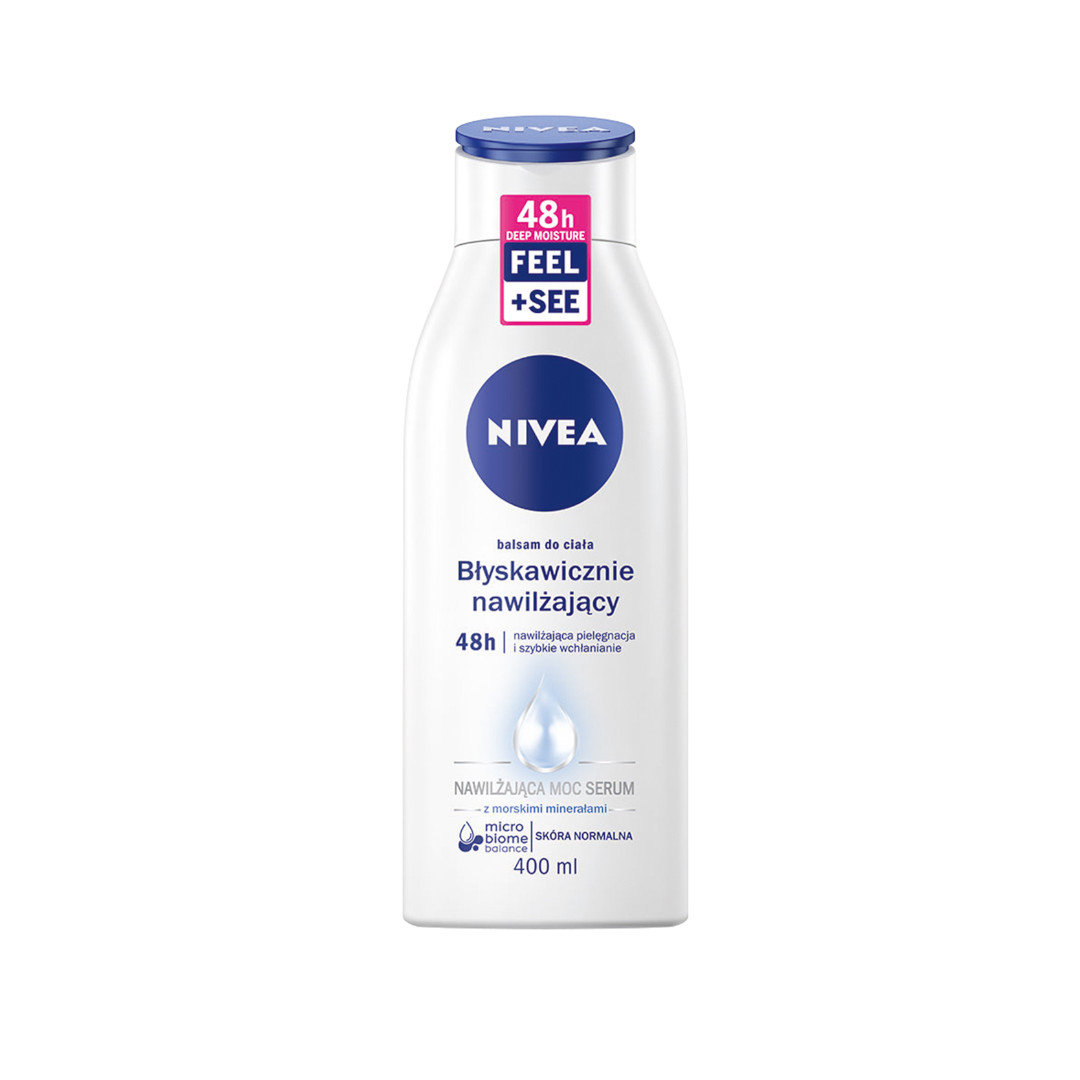 Nivea Błyskawicznie nawilżający balsam do ciała 400ml 92456-uniw