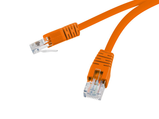 Gembird Patch cord kat.5e osłonka zalewana 0.25M pomarańczowy (PP12-0.25M/O)