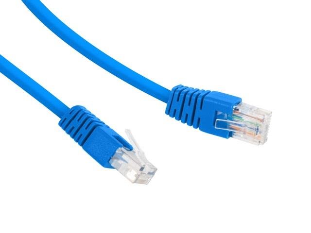 Gembird Patchcord kat.5e osłonka zalewana 1.5M niebieski PP12-1.5M/B