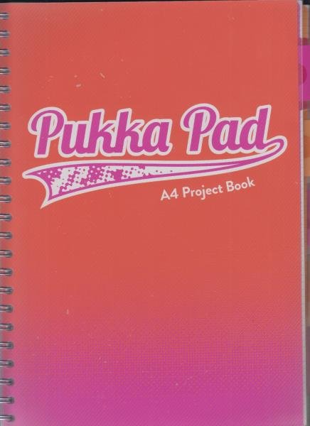Pukka Pad Project Book Fusion A4 200 w kratkę pomarańczowy 8410