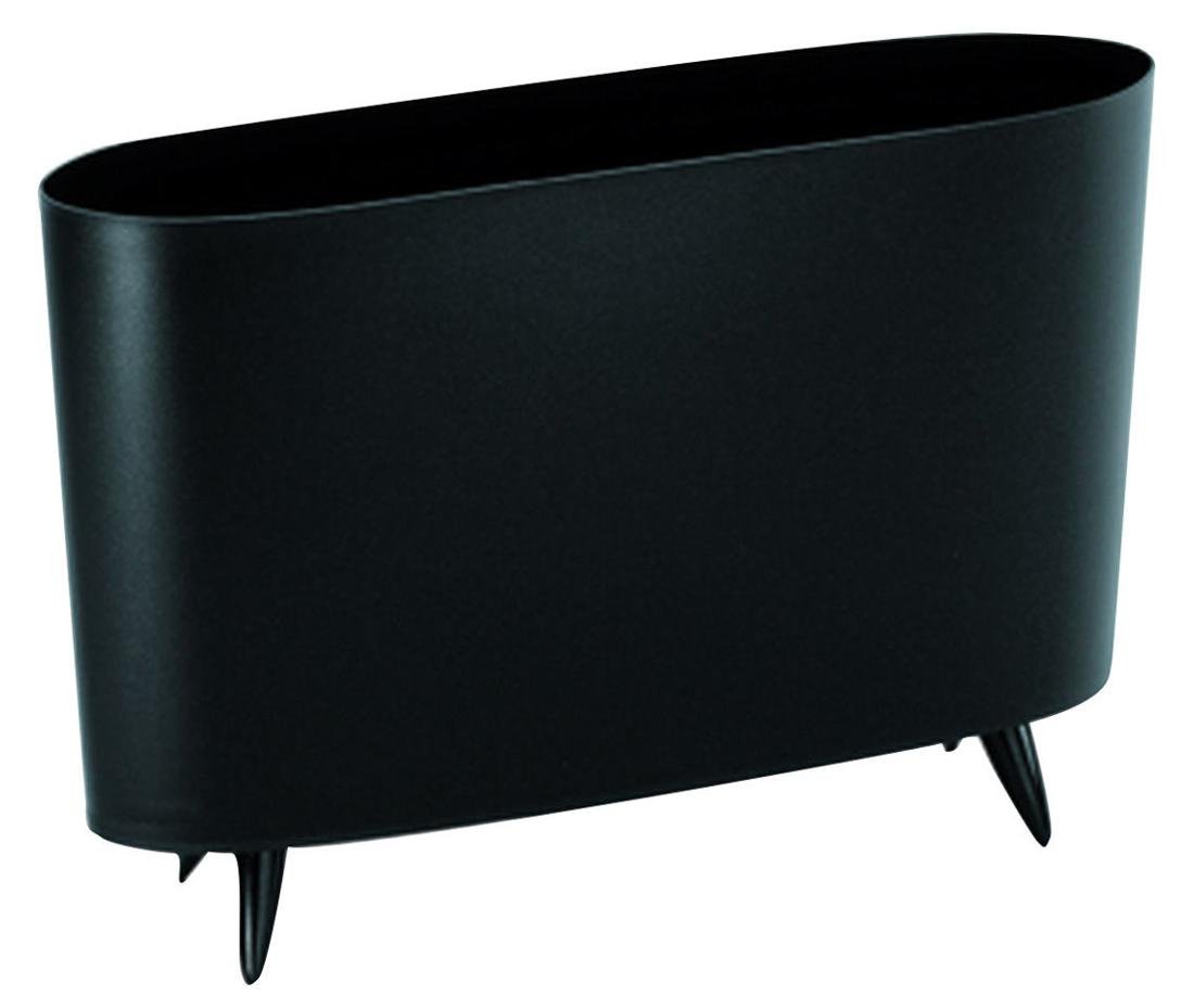 Koziol Gazetnik Milano, czarny, 32x11x42 cm