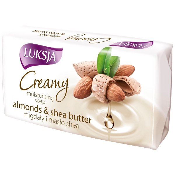 Luksja Almond&Shea Butter 90g - mydło kosmetyczne