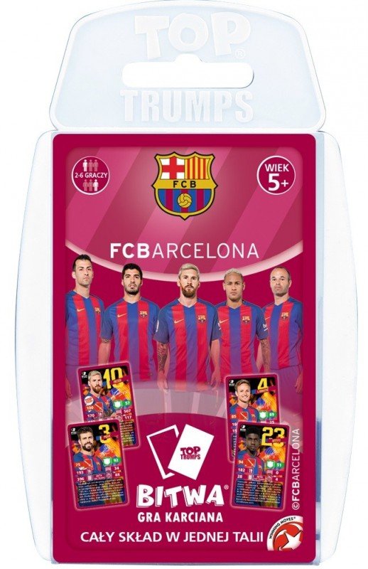 Winning Moves Gra - Top Trumps Fc Barcelona - Wysyłka W 24H !!!