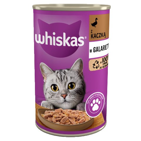 Whiskas Puszka Kaczka Marchewka 400g