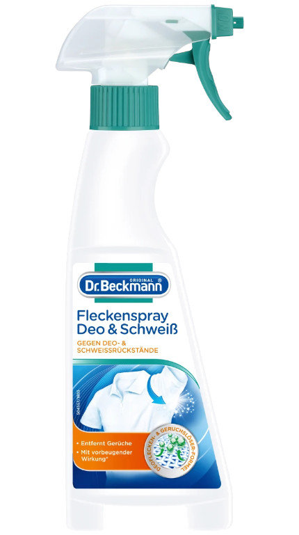 Dr. Beckmann Delta Pronatura Odplamiacz Flecken Spray Deo&Schweiss, 250 ml