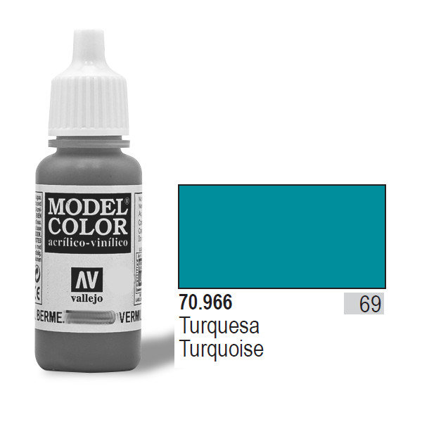VALLEJO Farba Nr69 Turquoise Matt 17ml