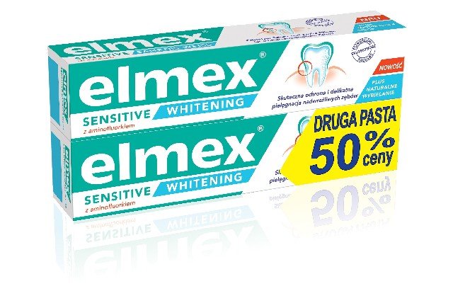 Gaba International Sensitive Whitening, pasta do zębów wybielająca, 2x75 ml