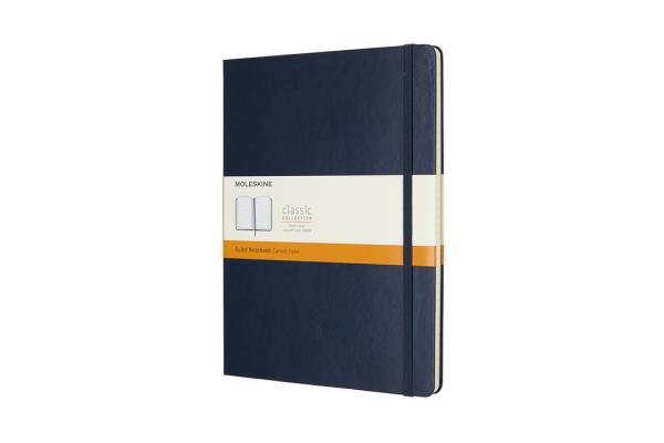 Moleskine notes w linie, XL, szafirowy