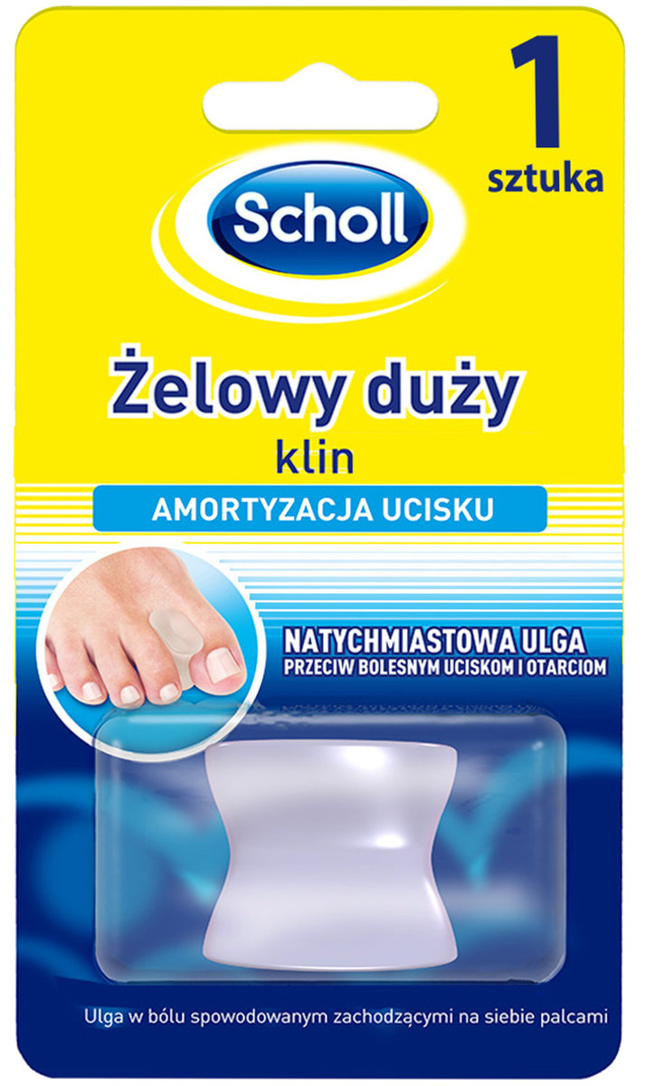 Scholl Gelactiv, żelowy duży klin, 1 sztuka |  !!! 9037839