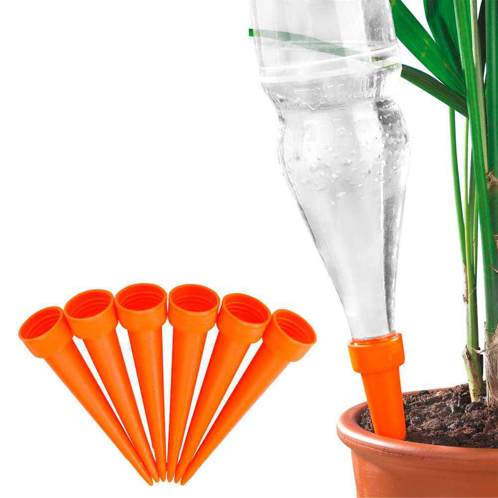 WENKO Nawilżacz glebowy WENKO, pomarańczowy, 3x15 cm, 6 szt.