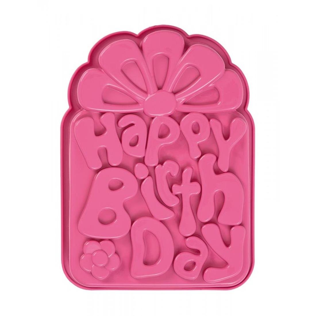 Pavoni PAV - Forma na ciasto/tort HAPPY BIRTHDAY różowy