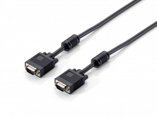 Impakt KABEL VGA M/M 15M +FERRYT CZARNY EQUIP