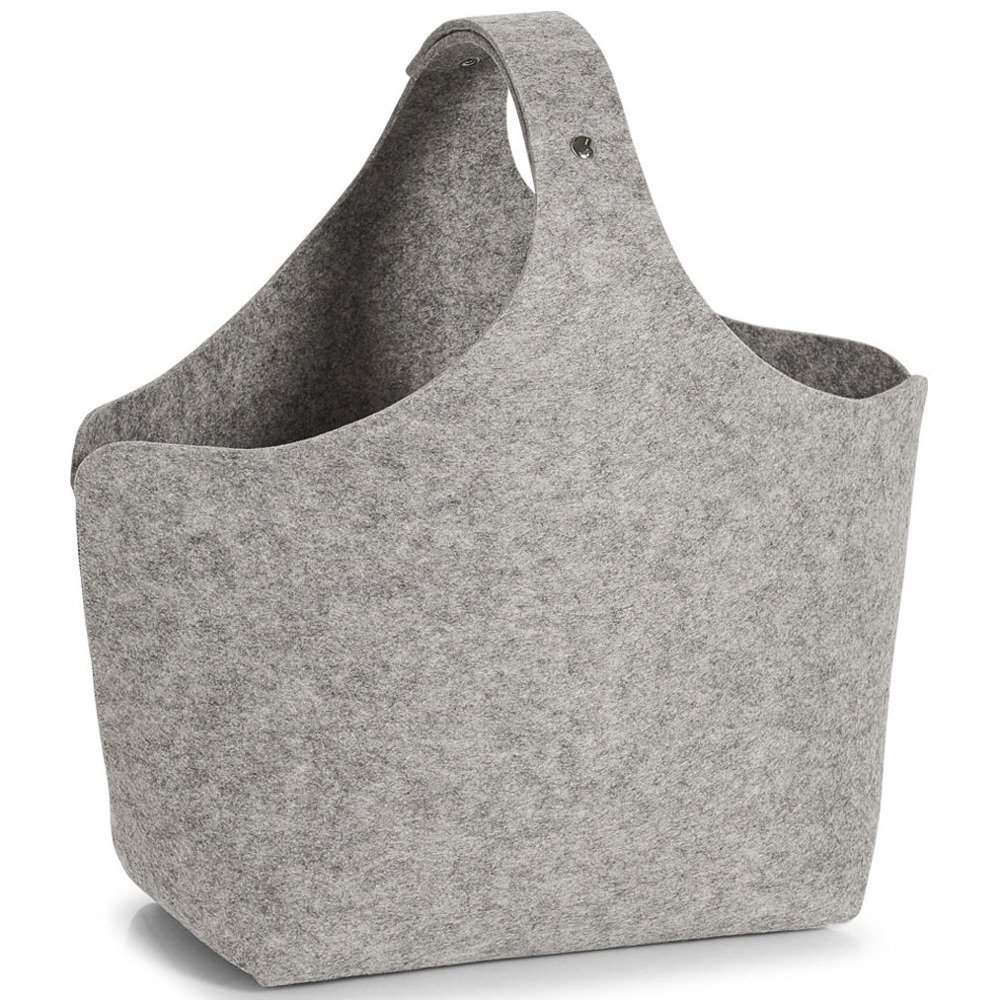 Zeller Pojemnik filcowy szary, 32x18x43 cm