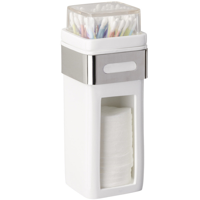 Wenko Pudełko pojemnik PREMIUM PLUS na waciki i płatki kosmetyczne 22777100