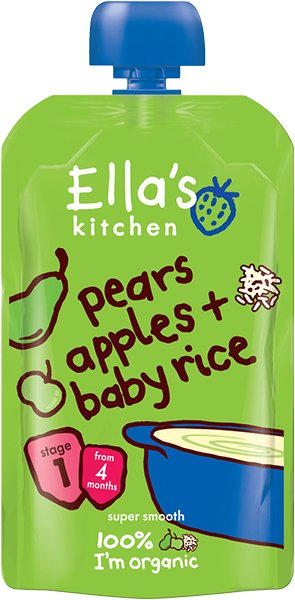 Ellas Kitchen Deser ryżowy BIO jabłko gruszka EK106