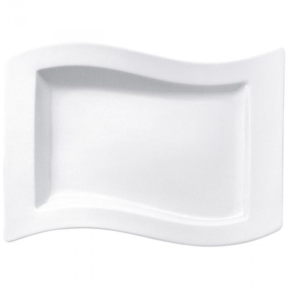 Villeroy & Boch Talerz płaski VILLEROY&BOCH NewWave, biały, 33x24 cm