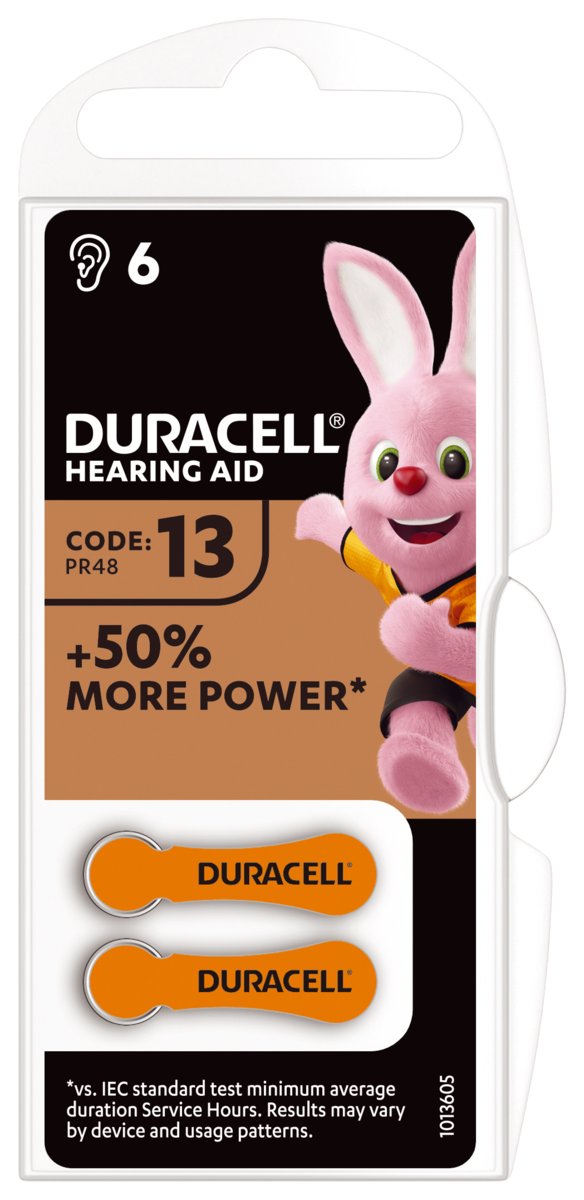 Duracell BATERIA 1.4V DO APARATÓW SŁUCHOWYCH DA13