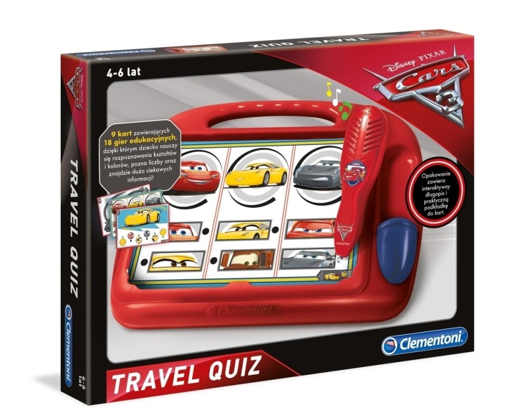 Clementoni Travel Quiz Cars 60966