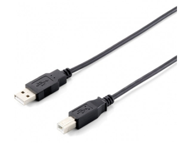 Zdjęcia - Kabel Equip  USB  USB-A - USB-B 3 m Czarny  (128861)