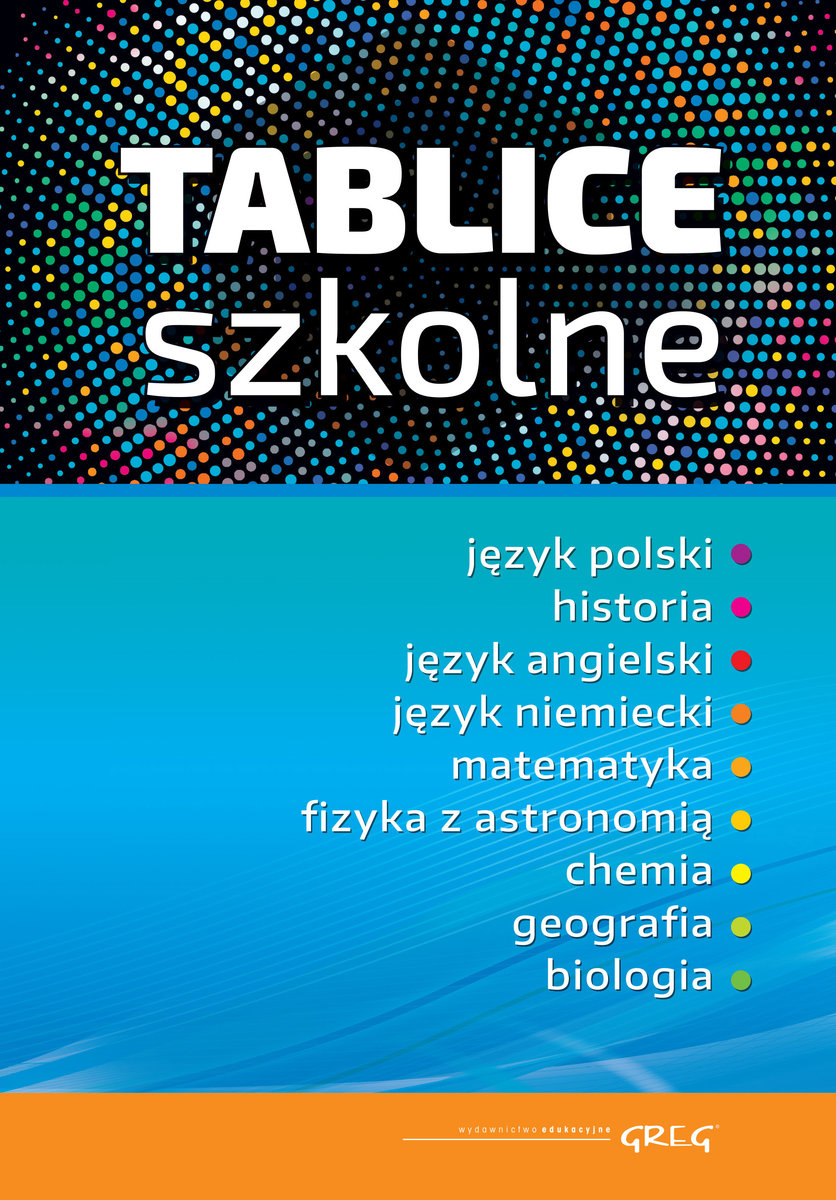 Greg Tablice szkolne - wszystkie przedmioty TW GREG