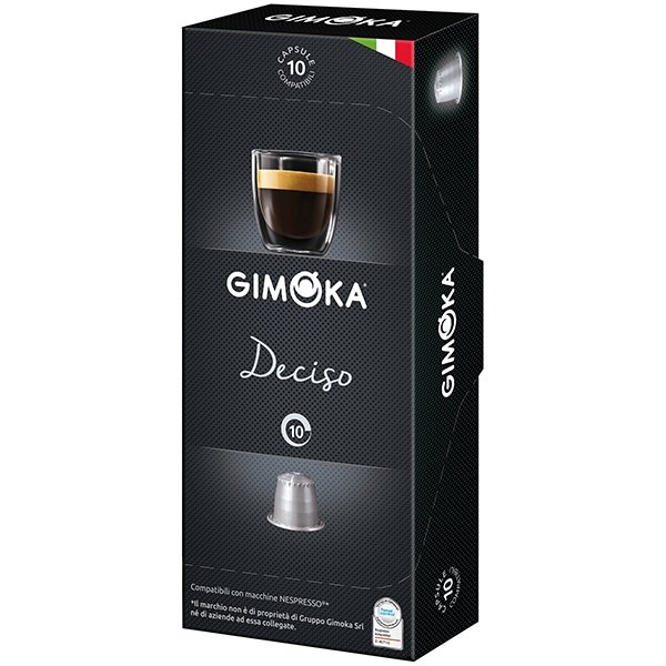 Gimoka Gruppo SRL Włoska kawa w kapsułkach Deciso Nespresso, 10 szt.