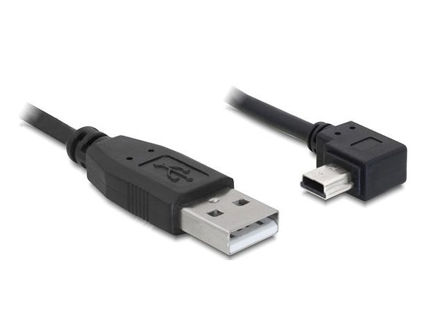 Delock Cable USB 2.0 A > USBMINI 5pin gewink 1 m